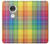 S3942 LGBTQ レインボーチェック柄タータンチェック LGBTQ Rainbow Plaid Tartan Motorola Moto G7, Moto G7 Plus バックケース、フリップケース・カバー