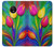 S3926 カラフルなチューリップの油絵 Colorful Tulip Oil Painting Motorola Moto G6 バックケース、フリップケース・カバー