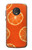 S3946 オレンジのシームレスなパターン Seamless Orange Pattern Motorola Moto G6 バックケース、フリップケース・カバー