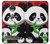 S3929 竹を食べるかわいいパンダ Cute Panda Eating Bamboo Motorola Moto Z2 Play, Z2 Force バックケース、フリップケース・カバー