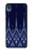 S3950 テキスタイル タイ ブルー パターン Textile Thai Blue Pattern Motorola Moto E6, Moto E (6th Gen) バックケース、フリップケース・カバー