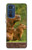 S3917 カピバラの家族 巨大モルモット Capybara Family Giant Guinea Pig Motorola Edge 30 バックケース、フリップケース・カバー
