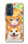 S3918 赤ちゃんコーギー犬コーギー女の子キャンディー Baby Corgi Dog Corgi Girl Candy Motorola Edge 30 バックケース、フリップケース・カバー