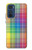 S3942 LGBTQ レインボーチェック柄タータンチェック LGBTQ Rainbow Plaid Tartan Motorola Edge 30 バックケース、フリップケース・カバー