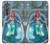 S3911 可愛いリトルマーメイド アクアスパ Cute Little Mermaid Aqua Spa Motorola Edge (2022) バックケース、フリップケース・カバー