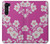 S3924 桜のピンクの背景 Cherry Blossom Pink Background Motorola Edge バックケース、フリップケース・カバー