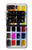 S3956 水彩パレットボックスグラフィック Watercolor Palette Box Graphic Motorola Moto Razr 2022 バックケース、フリップケース・カバー