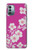 S3924 桜のピンクの背景 Cherry Blossom Pink Background Nokia G11, G21 バックケース、フリップケース・カバー