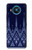 S3950 テキスタイル タイ ブルー パターン Textile Thai Blue Pattern Nokia 8.3 5G バックケース、フリップケース・カバー