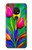 S3926 カラフルなチューリップの油絵 Colorful Tulip Oil Painting Nokia 7.2 バックケース、フリップケース・カバー