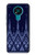 S3950 テキスタイル タイ ブルー パターン Textile Thai Blue Pattern Nokia 3.4 バックケース、フリップケース・カバー