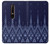 S3950 テキスタイル タイ ブルー パターン Textile Thai Blue Pattern Nokia 6.1, Nokia 6 2018 バックケース、フリップケース・カバー