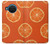 S3946 オレンジのシームレスなパターン Seamless Orange Pattern Nokia X20 バックケース、フリップケース・カバー