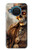 S3949 スチームパンクなスカルの喫煙 Steampunk Skull Smoking Nokia X20 バックケース、フリップケース・カバー