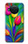 S3926 カラフルなチューリップの油絵 Colorful Tulip Oil Painting Nokia X10 バックケース、フリップケース・カバー