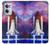 S3913 カラフルな星雲スペースシャトル Colorful Nebula Space Shuttle OnePlus Nord CE 2 5G バックケース、フリップケース・カバー