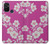 S3924 桜のピンクの背景 Cherry Blossom Pink Background OnePlus Nord N10 5G バックケース、フリップケース・カバー