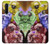 S3914 カラフルな星雲の宇宙飛行士スーツ銀河 Colorful Nebula Astronaut Suit Galaxy OnePlus Nord バックケース、フリップケース・カバー