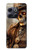 S3949 スチームパンクなスカルの喫煙 Steampunk Skull Smoking OnePlus 10T バックケース、フリップケース・カバー