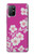 S3924 桜のピンクの背景 Cherry Blossom Pink Background OnePlus 8T バックケース、フリップケース・カバー