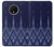 S3950 テキスタイル タイ ブルー パターン Textile Thai Blue Pattern OnePlus 7T バックケース、フリップケース・カバー