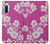 S3924 桜のピンクの背景 Cherry Blossom Pink Background Sony Xperia 10 IV バックケース、フリップケース・カバー