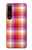 S3941 LGBT レズビアン プライド フラグ チェック柄 LGBT Lesbian Pride Flag Plaid Sony Xperia 1 IV バックケース、フリップケース・カバー