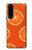 S3946 オレンジのシームレスなパターン Seamless Orange Pattern Sony Xperia 5 III バックケース、フリップケース・カバー