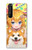 S3918 赤ちゃんコーギー犬コーギー女の子キャンディー Baby Corgi Dog Corgi Girl Candy Sony Xperia 1 III バックケース、フリップケース・カバー