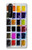 S3956 水彩パレットボックスグラフィック Watercolor Palette Box Graphic Sony Xperia 1 III バックケース、フリップケース・カバー
