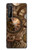 S3927 コンパスクロックゲージスチームパンク Compass Clock Gage Steampunk Sony Xperia 1 II バックケース、フリップケース・カバー