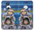 S3915 アライグマの女子 赤ちゃんナマケモノ宇宙飛行士スーツ Raccoon Girl Baby Sloth Astronaut Suit Sony Xperia XA2 バックケース、フリップケース・カバー