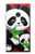 S3929 竹を食べるかわいいパンダ Cute Panda Eating Bamboo Sony Xperia XA2 バックケース、フリップケース・カバー