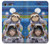 S3915 アライグマの女子 赤ちゃんナマケモノ宇宙飛行士スーツ Raccoon Girl Baby Sloth Astronaut Suit Sony Xperia XZ Premium バックケース、フリップケース・カバー
