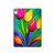 S3926 カラフルなチューリップの油絵 Colorful Tulip Oil Painting iPad 10.9 (2022) タブレットケース