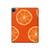 S3946 オレンジのシームレスなパターン Seamless Orange Pattern iPad Pro 12.9 (2022,2021,2020,2018, 3rd, 4th, 5th, 6th) タブレットケース