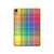 S3942 LGBTQ レインボーチェック柄タータンチェック LGBTQ Rainbow Plaid Tartan iPad mini 6, iPad mini (2021) タブレットケース
