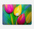 S3926 カラフルなチューリップの油絵 Colorful Tulip Oil Painting MacBook 12″ - A1534 ケース・カバー