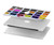 S3956 水彩パレットボックスグラフィック Watercolor Palette Box Graphic MacBook Pro 13″ - A1706, A1708, A1989, A2159, A2289, A2251, A2338 ケース・カバー