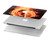 S0493 音楽ノート火災 Music Note Burn MacBook Air 15″ (2023,2024,2025) - A2941, A3114, A3241 ケース・カバー