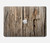 S0600 木材 グラフィックプリント Wood Graphic Printed MacBook Air 15″ (2023,2024,2025) - A2941, A3114, A3241 ケース・カバー