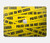 S2088 警察の警戒線は交差しません Police Line Do Not Cross MacBook Air 15″ (2023,2024,2025) - A2941, A3114, A3241 ケース・カバー