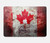 S2490 カナダメープルリーフ旗 Canada Maple Leaf Flag Texture MacBook Air 15″ (2023,2024,2025) - A2941, A3114, A3241 ケース・カバー
