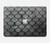 S2950 銀魚のスケール Silver Fish Scale MacBook Air 15″ (2023,2024,2025) - A2941, A3114, A3241 ケース・カバー