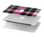 S3091 ピンクの模様のパターン Pink Plaid Pattern MacBook Air 15″ (2023,2024,2025) - A2941, A3114, A3241 ケース・カバー