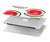 S3236 スイカパターン Watermelon Pattern MacBook Air 15″ (2023,2024,2025) - A2941, A3114, A3241 ケース・カバー