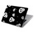 S3261 スマイルスカルハロウィーンのパターン Smile Skull Halloween Pattern MacBook Air 15″ (2023,2024,2025) - A2941, A3114, A3241 ケース・カバー