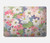 S3688 花の花のアートパターン Floral Flower Art Pattern MacBook Air 15″ (2023,2024,2025) - A2941, A3114, A3241 ケース・カバー