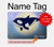 S3807 キラーホエールオルカ月パステルファンタジー Killer Whale Orca Moon Pastel Fantasy MacBook Air 15″ (2023,2024) - A2941, A3114 ケース・カバー