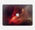 S3897 赤い星雲の宇宙 Red Nebula Space MacBook Air 15″ (2023,2024) - A2941, A3114 ケース・カバー